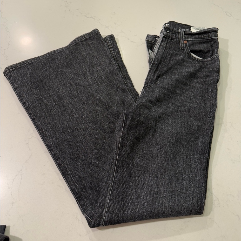 Black Wrangler Wide Leg Jeans